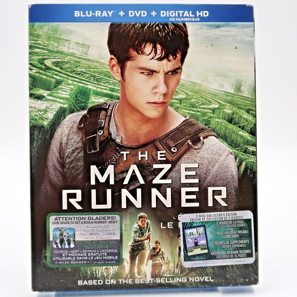 The Maze Runner Blu-ray DVD 2014 Sci-Fi Adventure 20th Century Fox PG NTSC